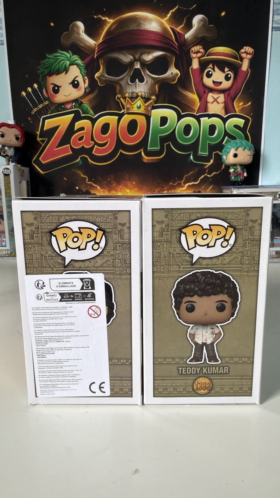 Funko Pop Bundle Indiana Jones Helena Shaw Teddy Kumar