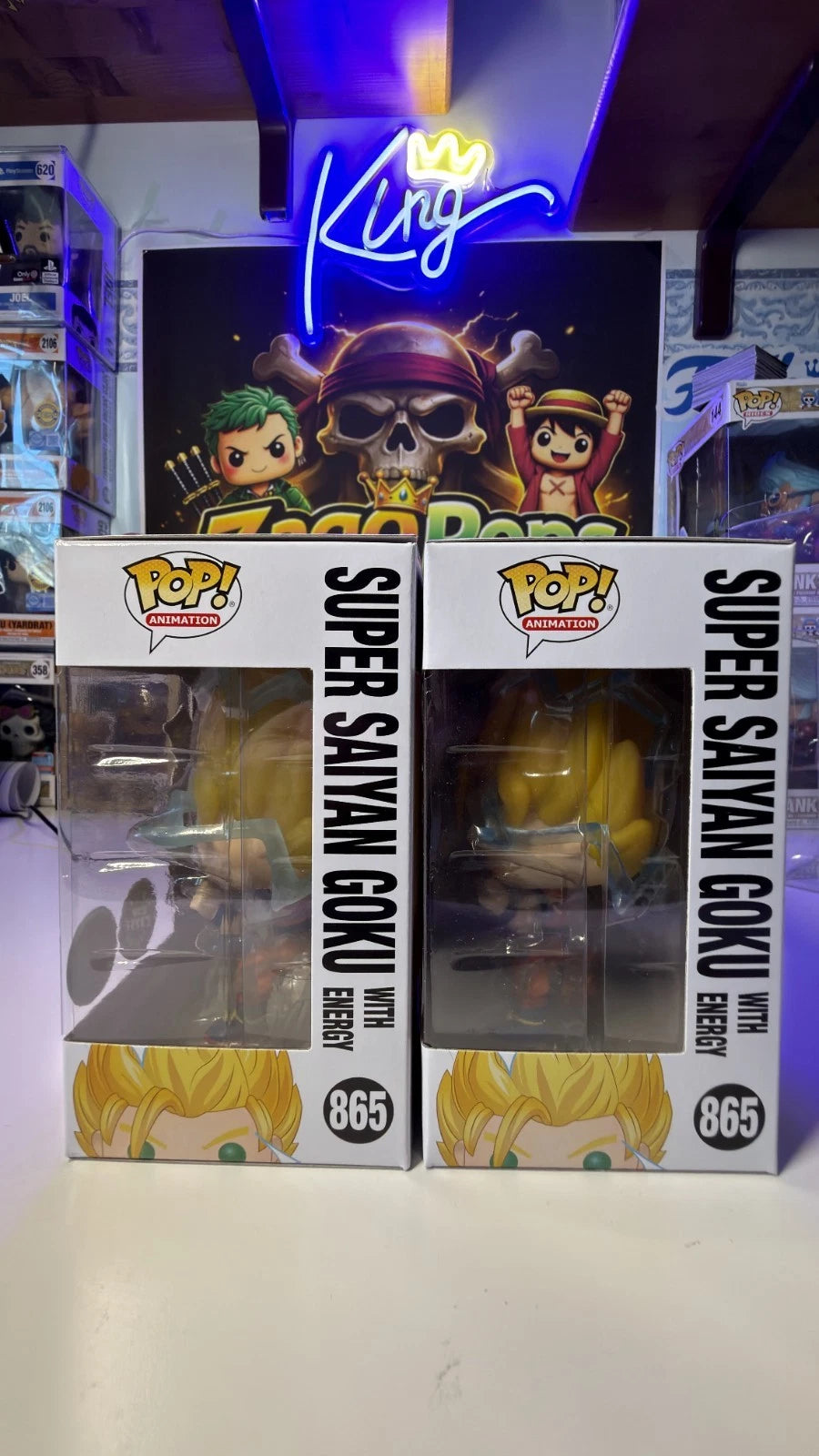Funko Pop Bundle Super Saiyan Goku 865 Glow Chase Dragon Ball
