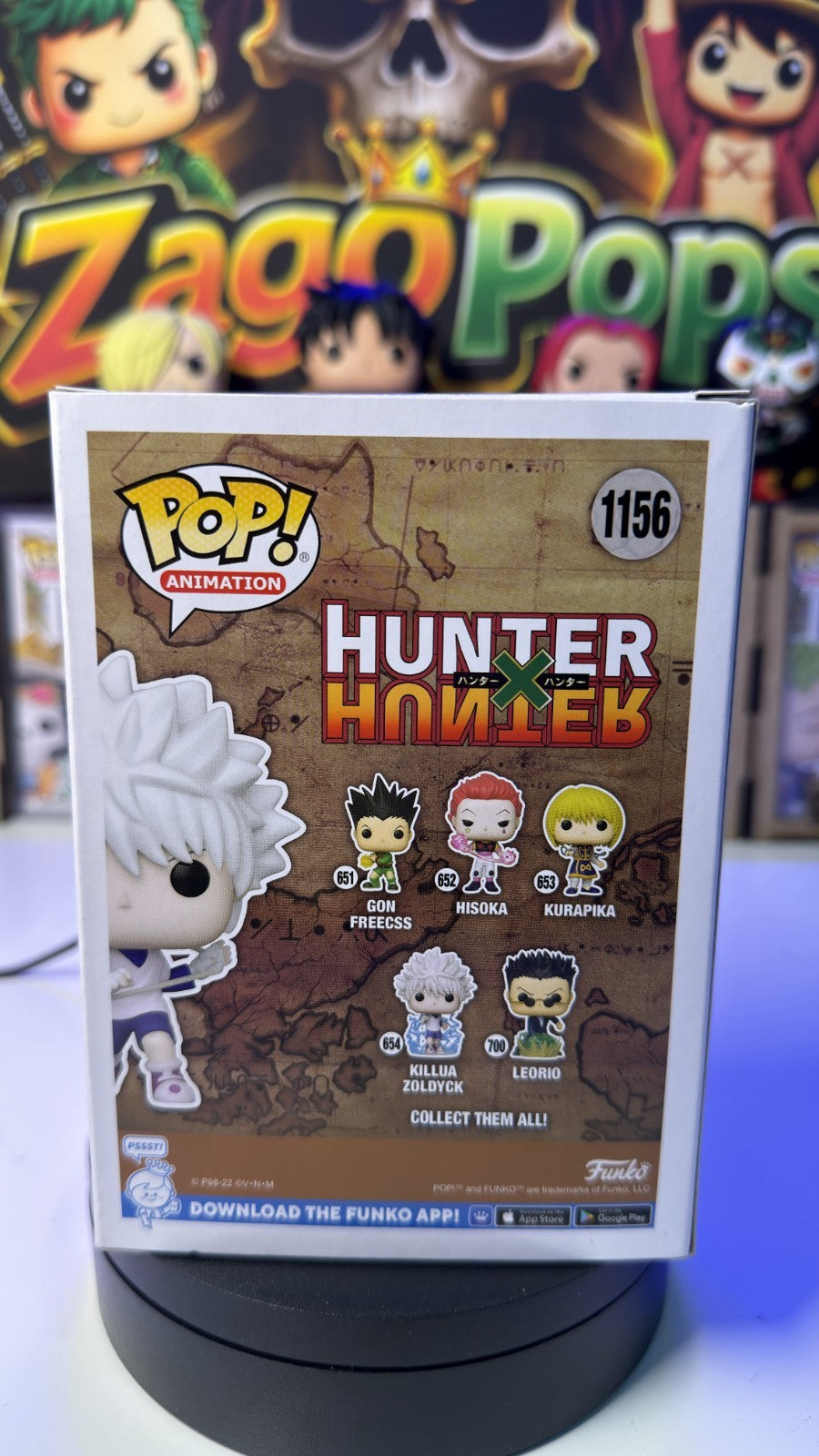 Funko Pop Killua Zoldyck 1156 Hunter X Hunter