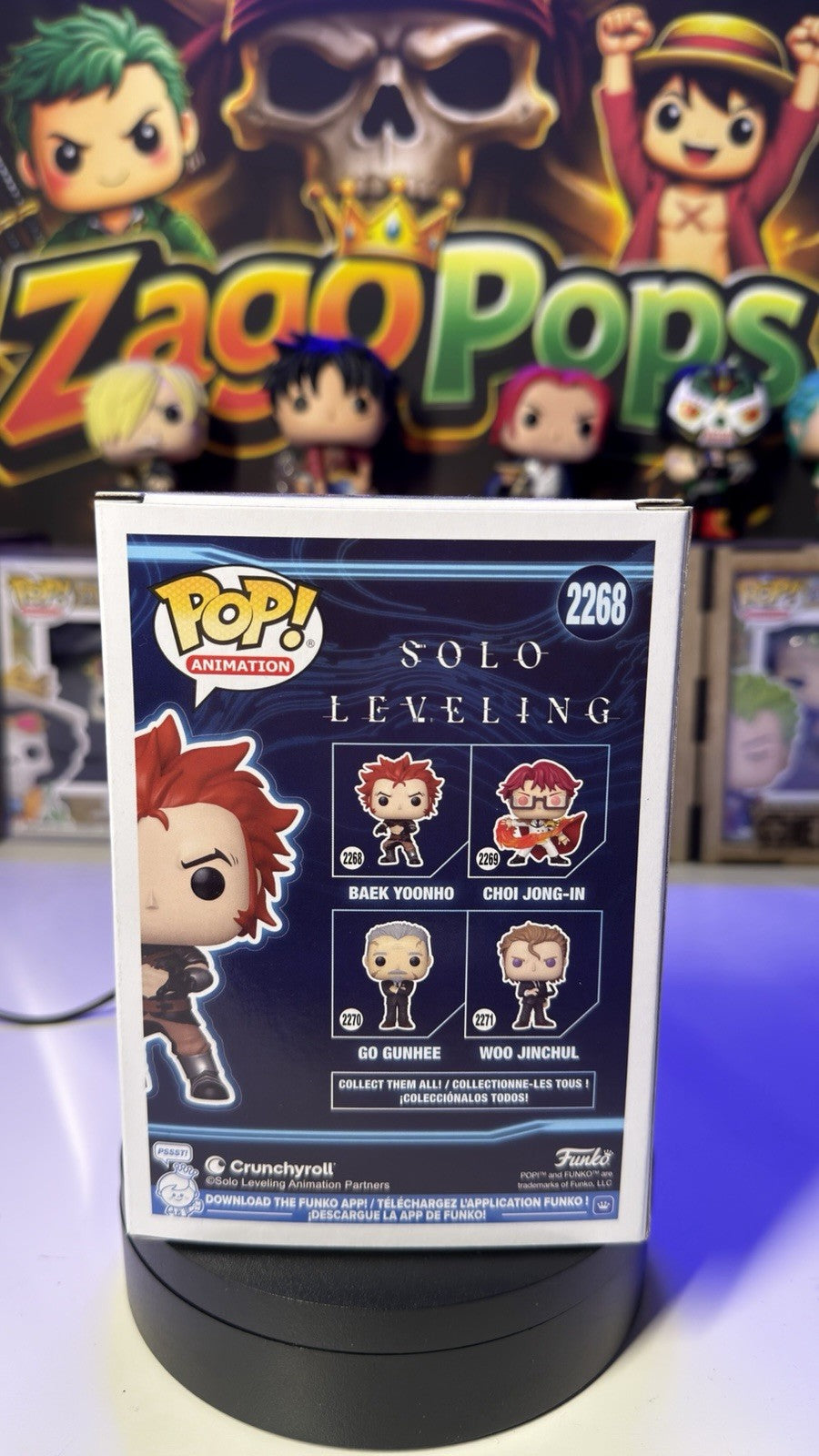 Funko Pop Baek Yoonho 2268 Solo Leveling