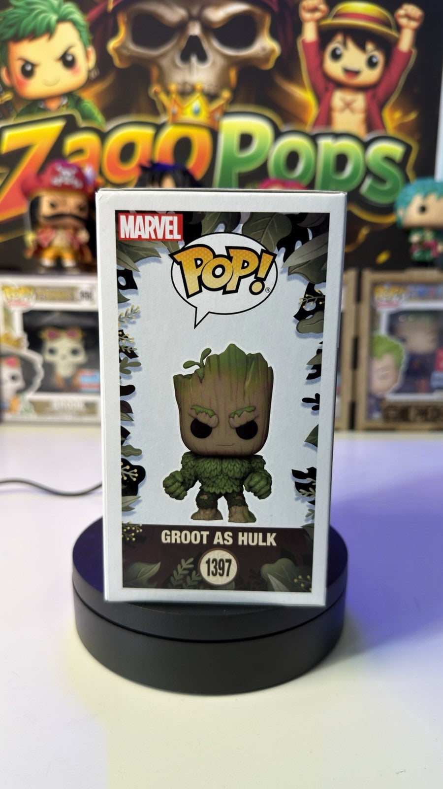 Funko Pop Groot as Hulk 1397