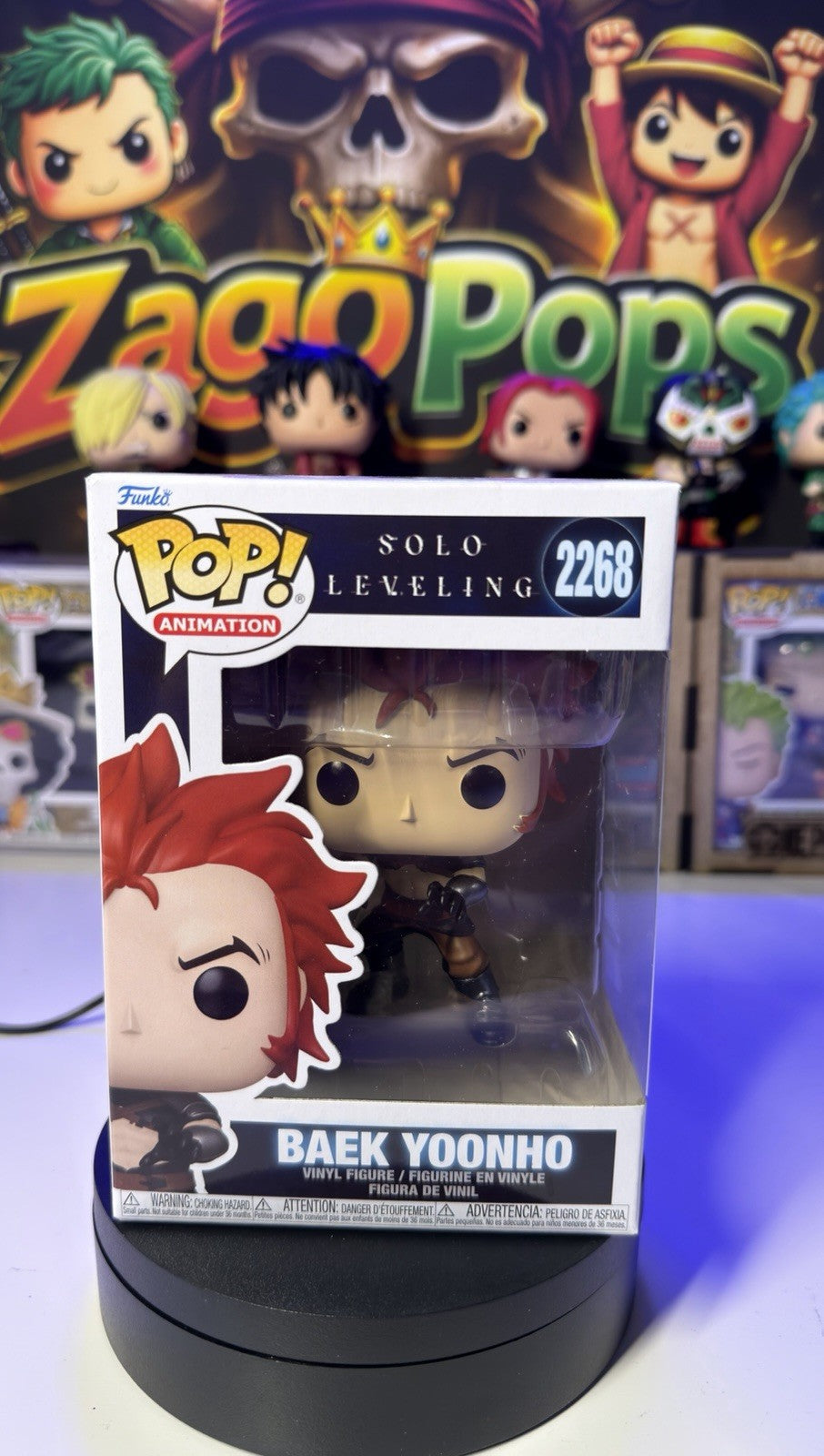 Funko Pop Baek Yoonho 2268 Solo Leveling