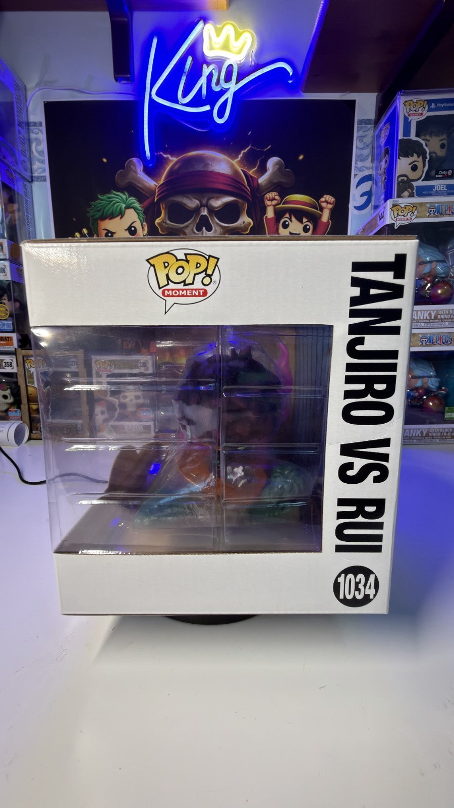 Funko Pop Tanjiro vs Rui 1034 Demon Slayer