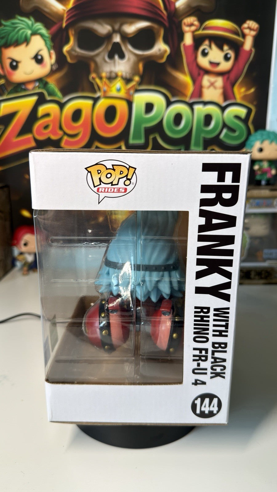 Funko Pop Franky With Rhino 144 One Piece