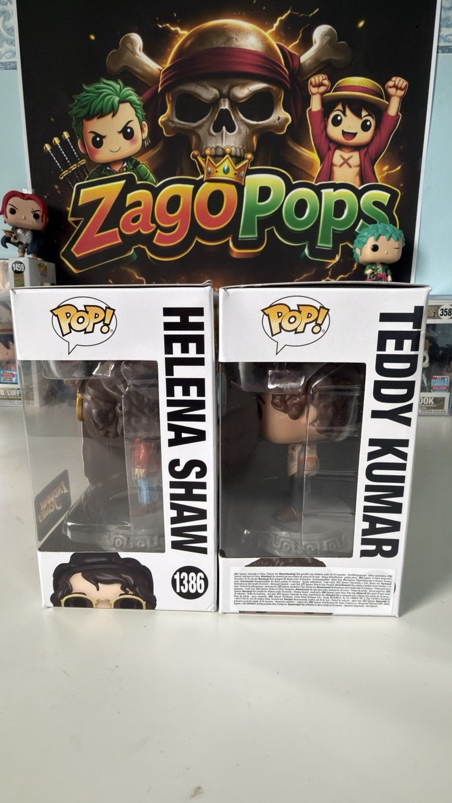 Funko Pop Bundle Indiana Jones Helena Shaw Teddy Kumar