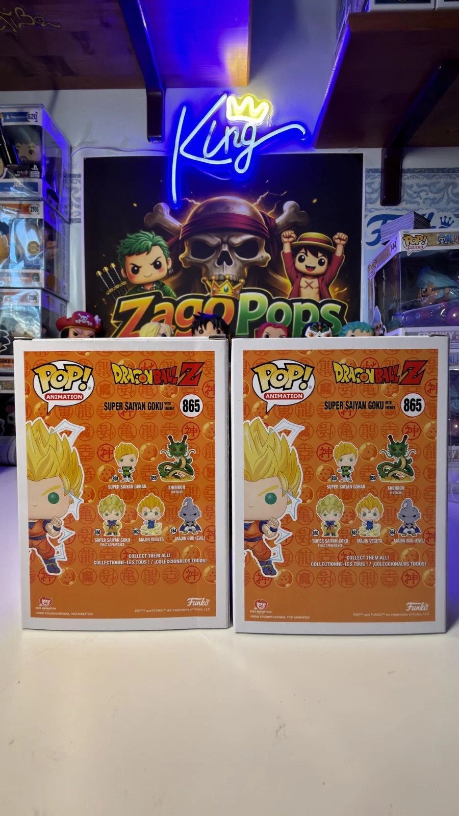 Funko Pop Bundle Super Saiyan Goku 865 Glow Chase Dragon Ball