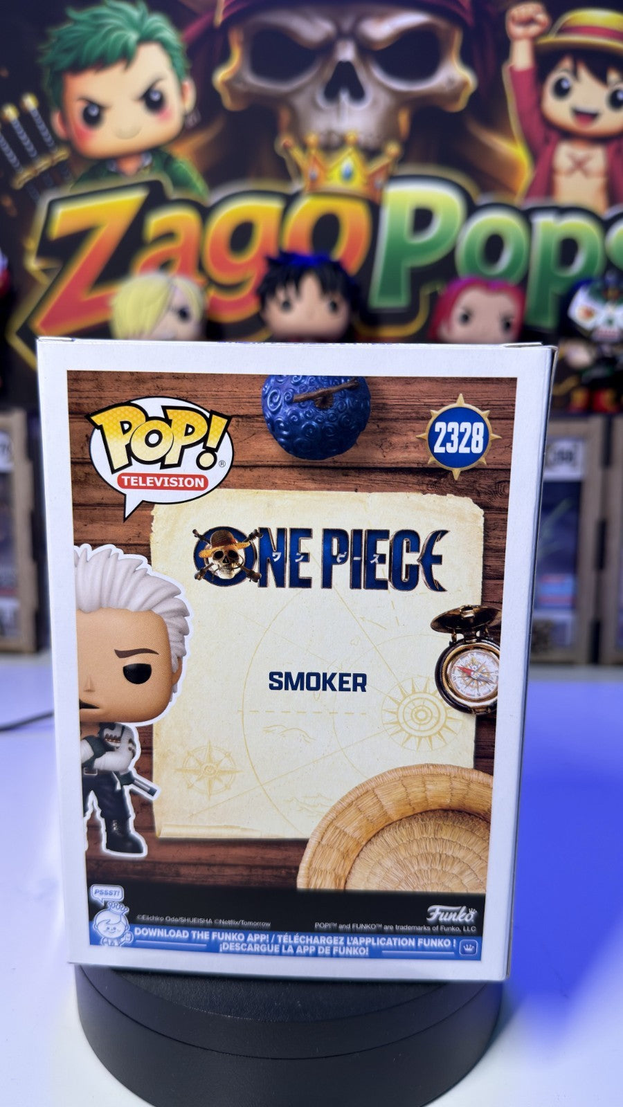 Funko Pop Smoker 2328 Limited Edition 9500 Pcs One Piece Netflix