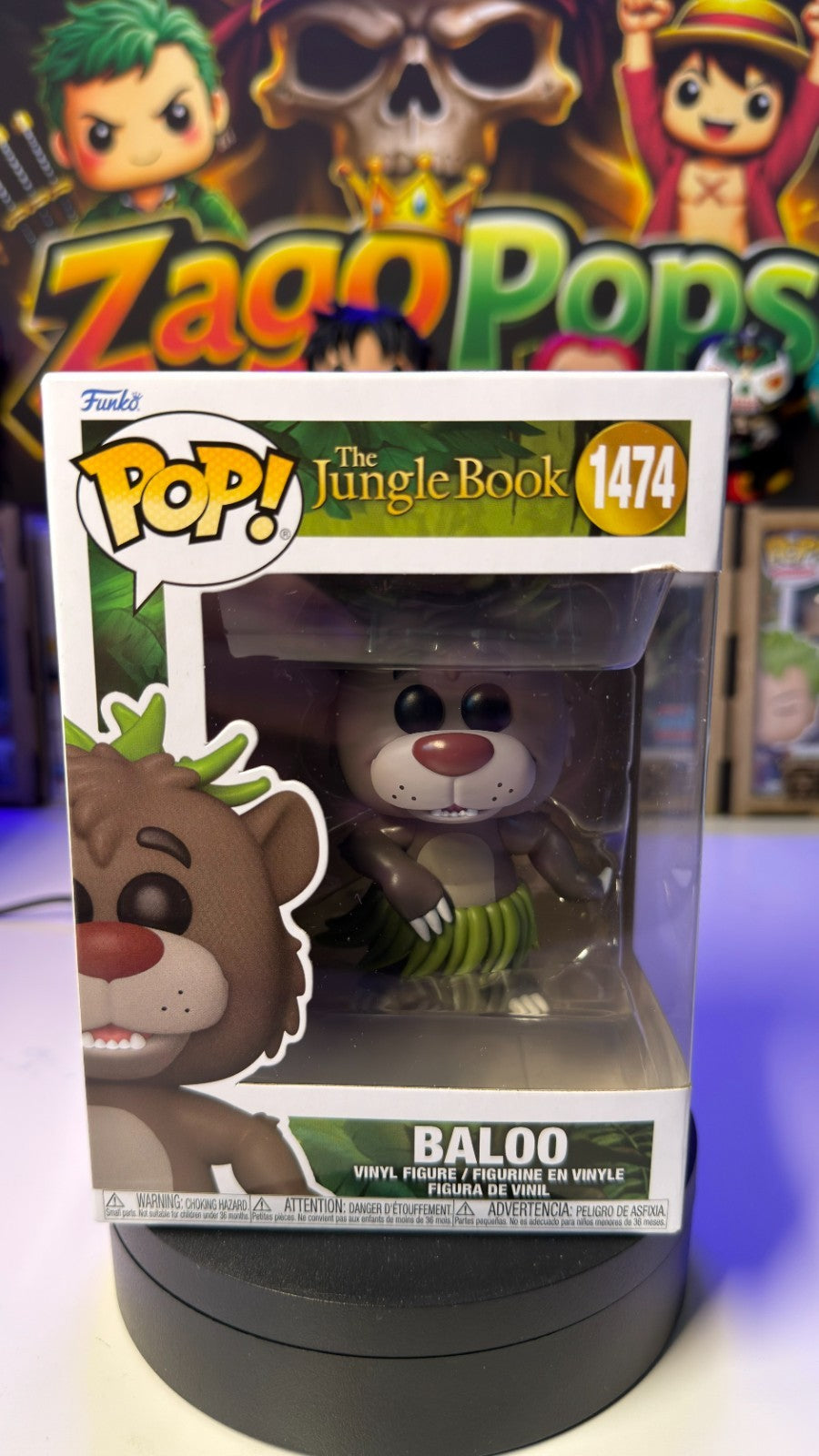 Funko Pop Baloo 1474 The Jungle Book