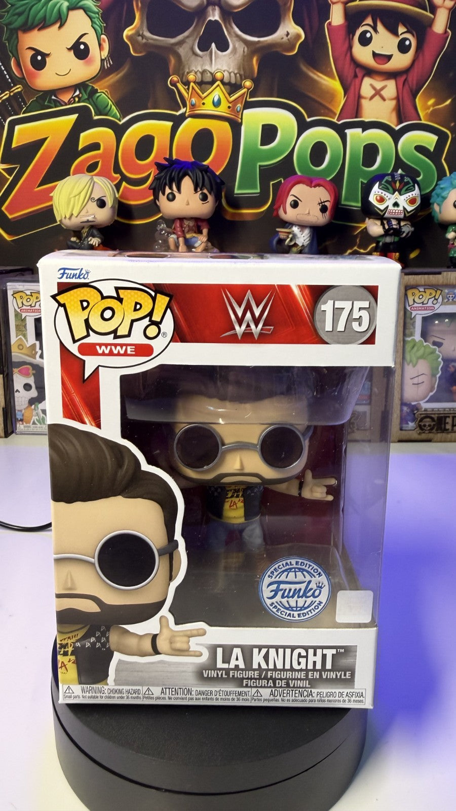 Funko Pop La Knight 175 WWE
