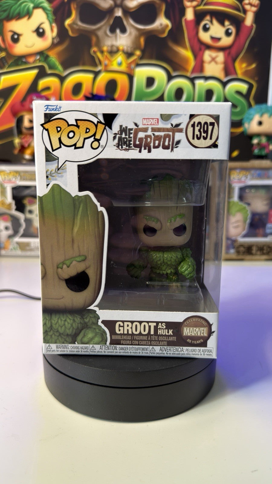 Funko Pop Groot as Hulk 1397