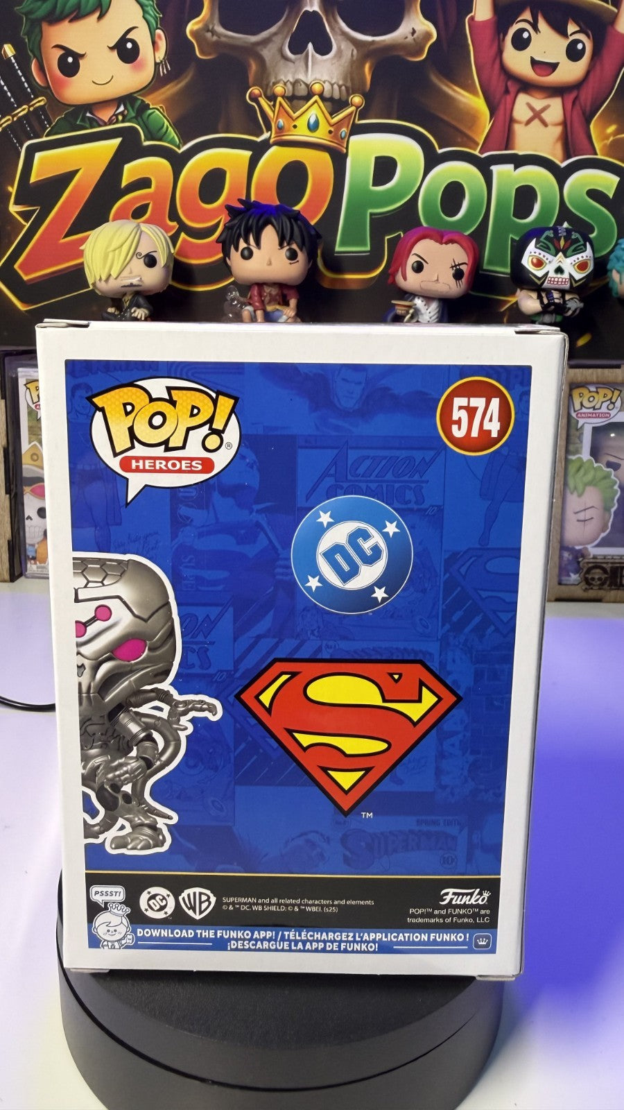 Funko Pop Brainiac 574 Fall Convention 2025 Superman