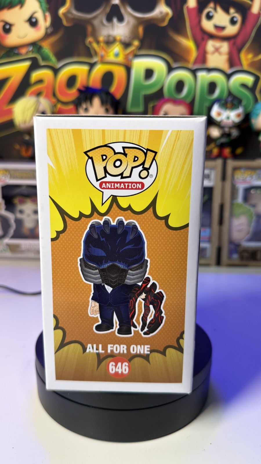 Funko Pop All For One 646 Special Edition My Hero Academia