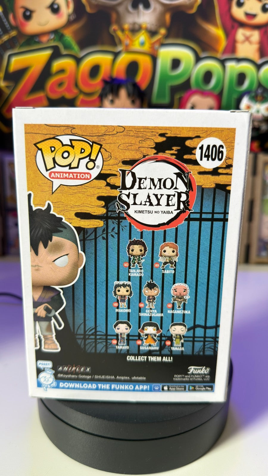 Funko Pop Genya Shinazugawa 1406 Demon Slayer