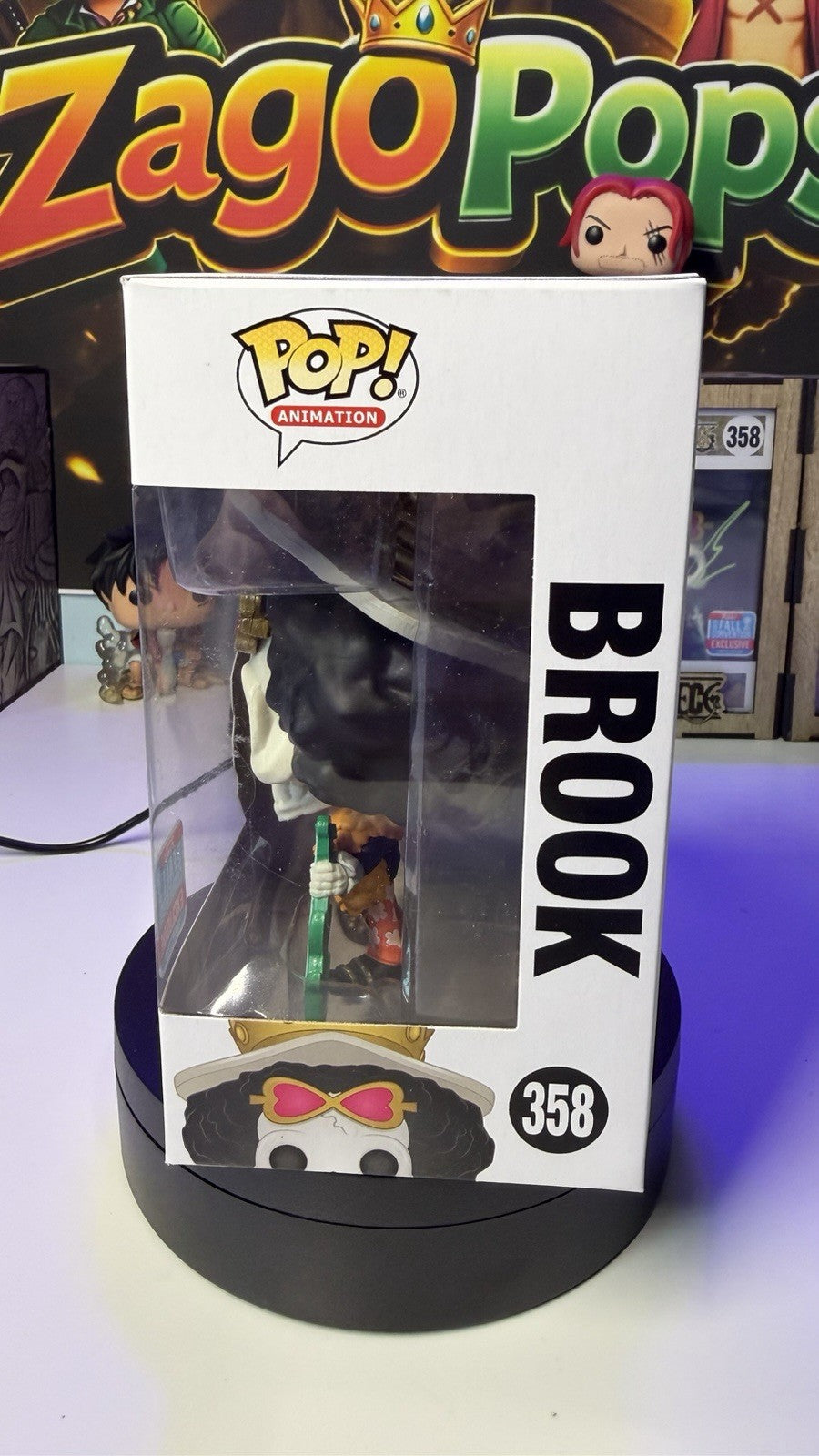 Funko Pop Brook 358 Barcode USA Originale One Piece