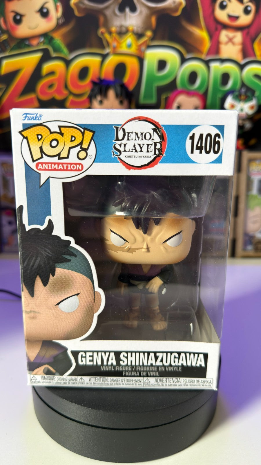 Funko Pop Genya Shinazugawa 1406 Demon Slayer