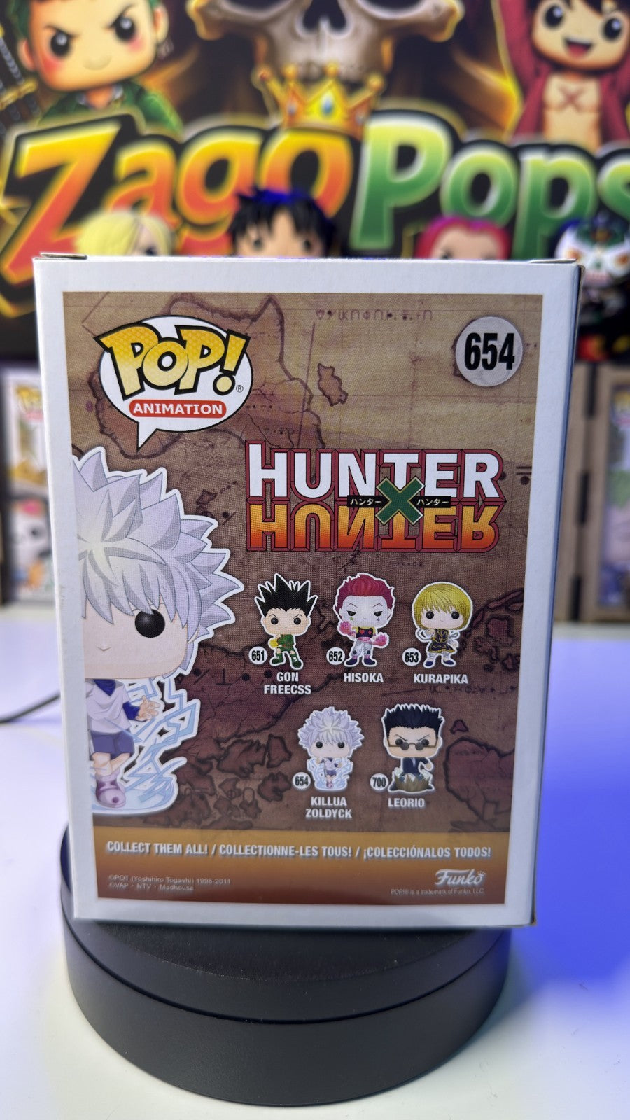 Funko Pop Killua Zoldyck 654 Hunter X Hunter