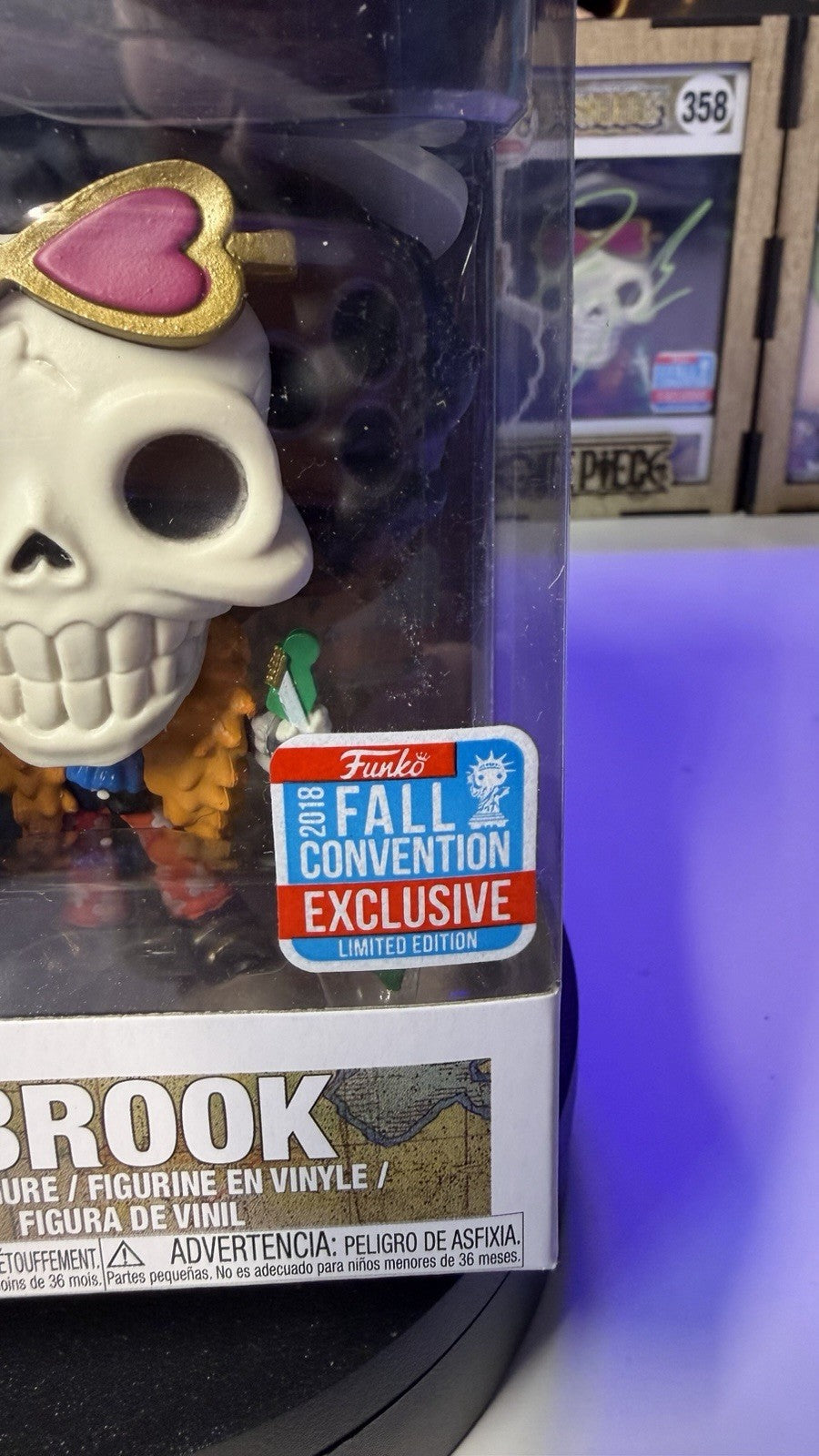 Funko Pop Brook 358 Barcode USA Originale One Piece