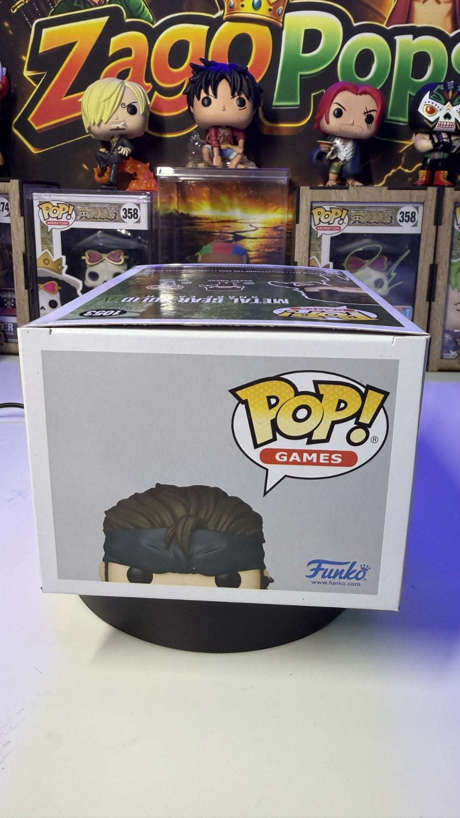Funko Pop Naked Snake 1053 Metal Gear Solid