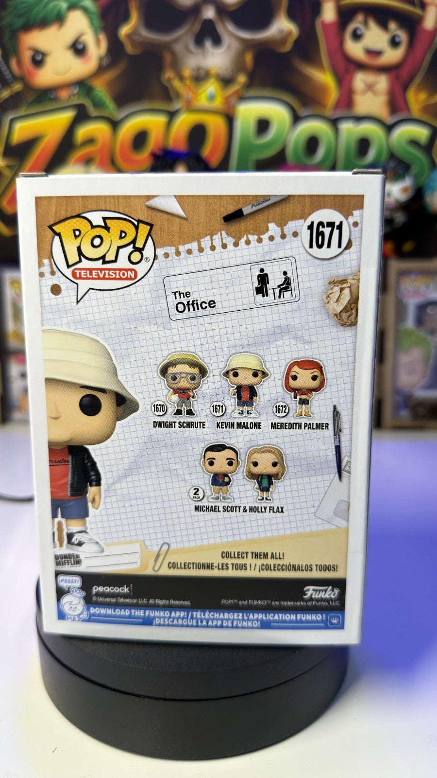 Funko Pop Kevin Malone 1671 The Office
