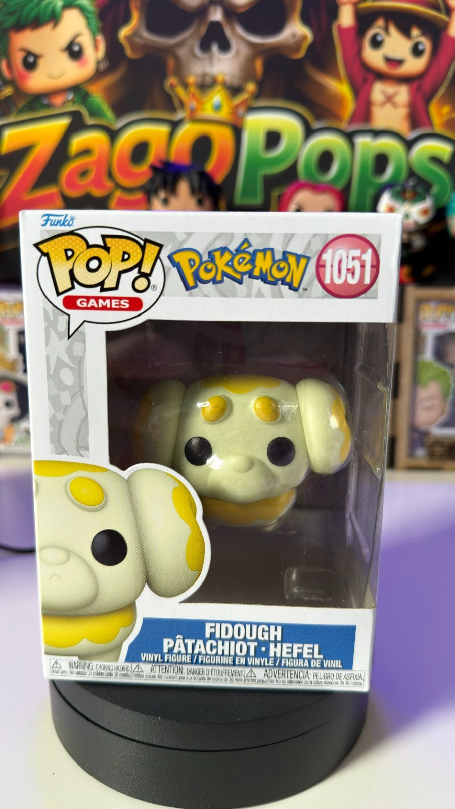 Funko Pop Fidough Patachiot Hefel 1051 Pokemon