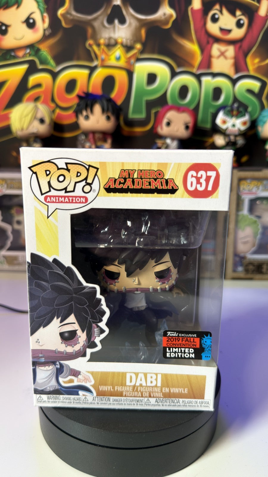 Funko Pop Dabi 637 Fall Convention 19 My Hero Academia