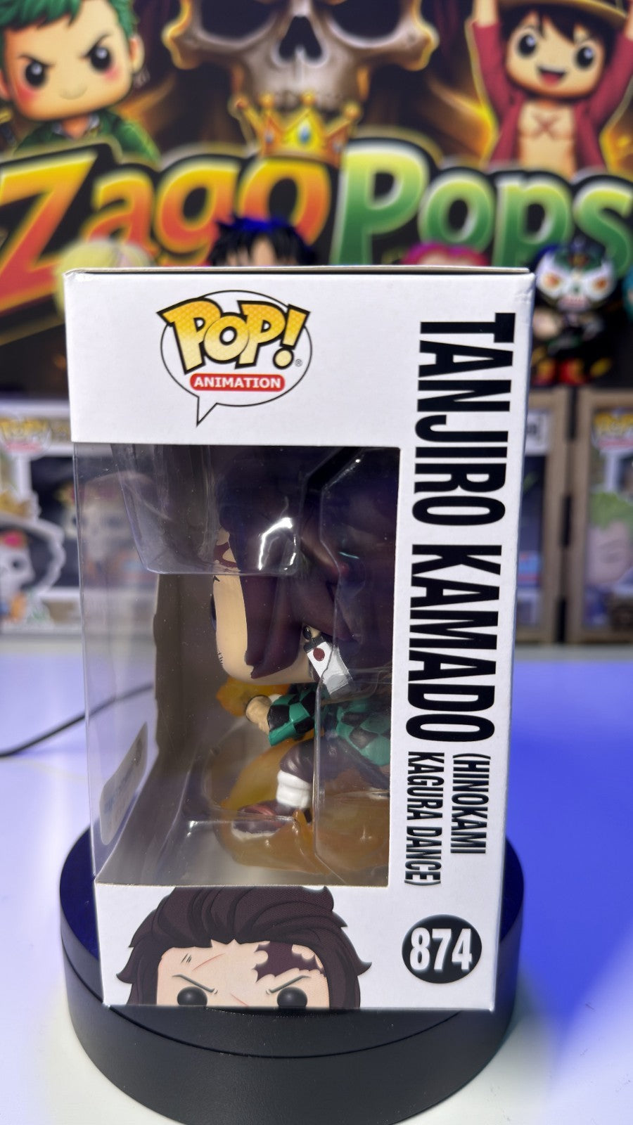 Funko Pop Tanjiro Kamado 874 Galactic Toys Exclusive Demon Slayer
