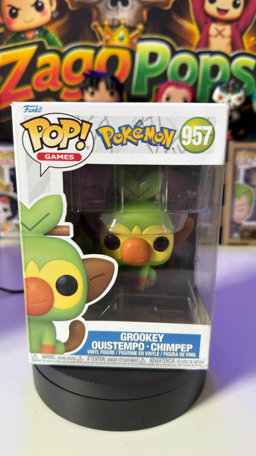 Funko Pop Grookey Ouistempo Chimpep 957 Pokemon