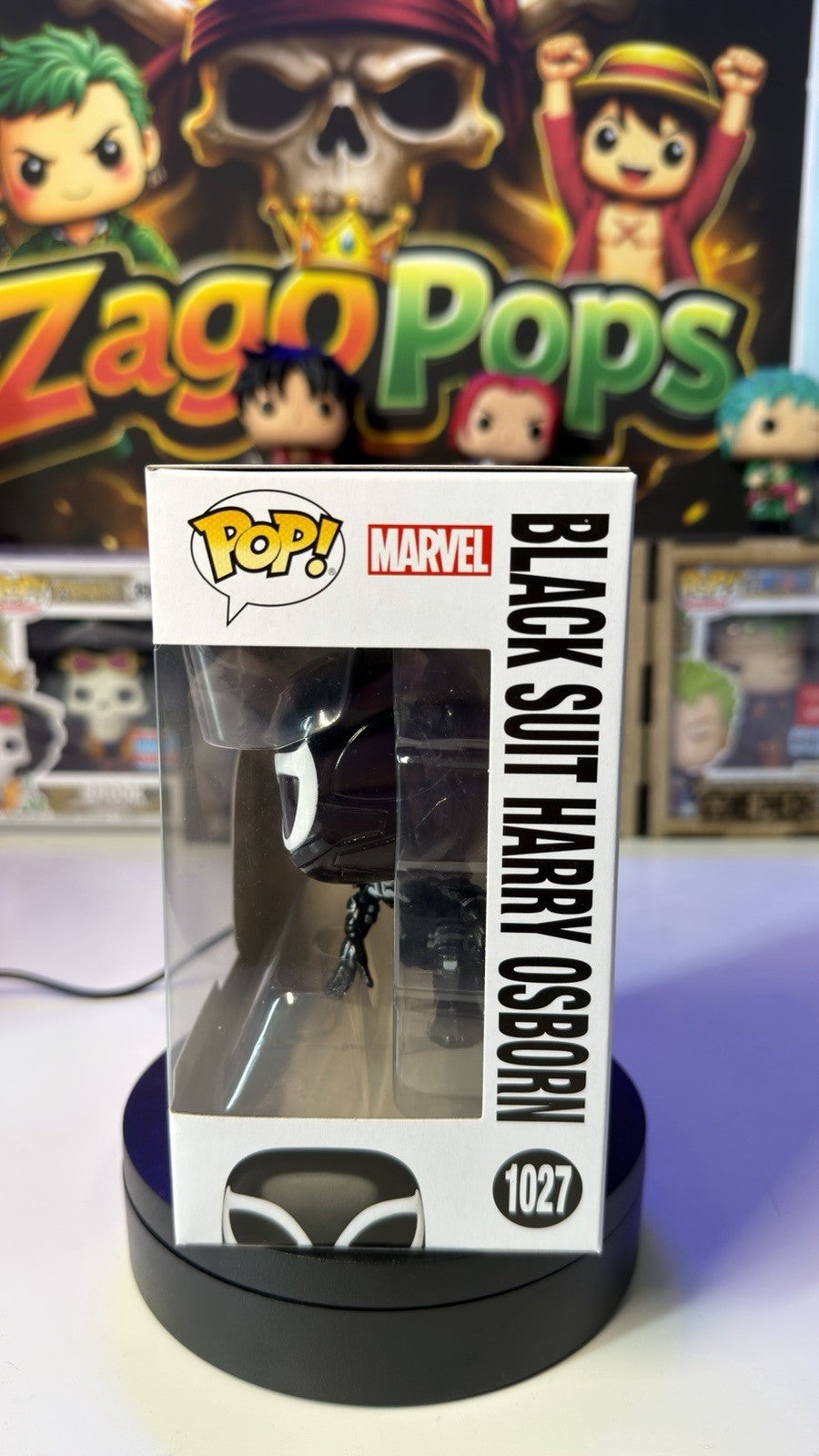 Funko Pop Black Suit Harry Osborn 1027 Spider Man