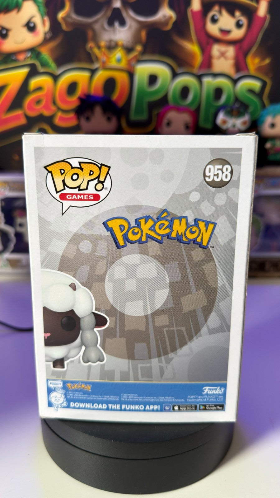 Funko Pop Wooloo Moumouton Wolly 958 Pokemon