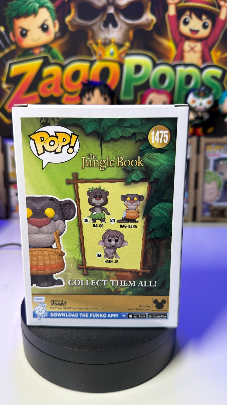 Funko Pop Bagheera 1475 The Jungle Book