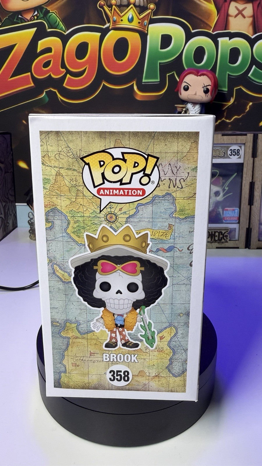 Funko Pop Brook 358 Barcode USA Originale One Piece