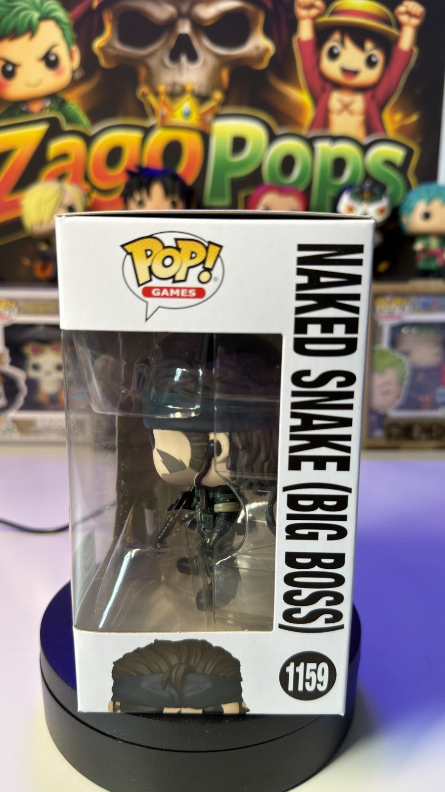Funko Pop Naked Snake Big Boss 1159 Metal Gear Solid