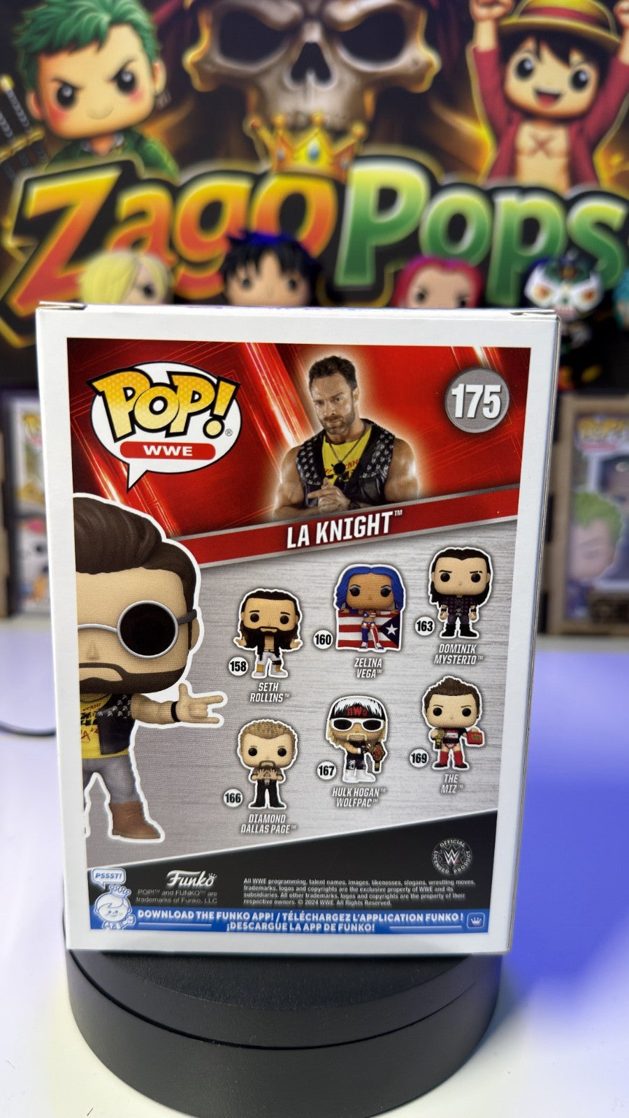 Funko Pop La Knight 175 WWE