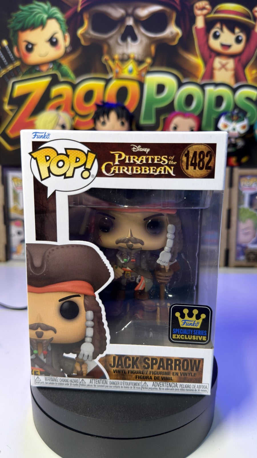 Funko Pop Jack Sparrow 1482 Pirates Of The Caribbean