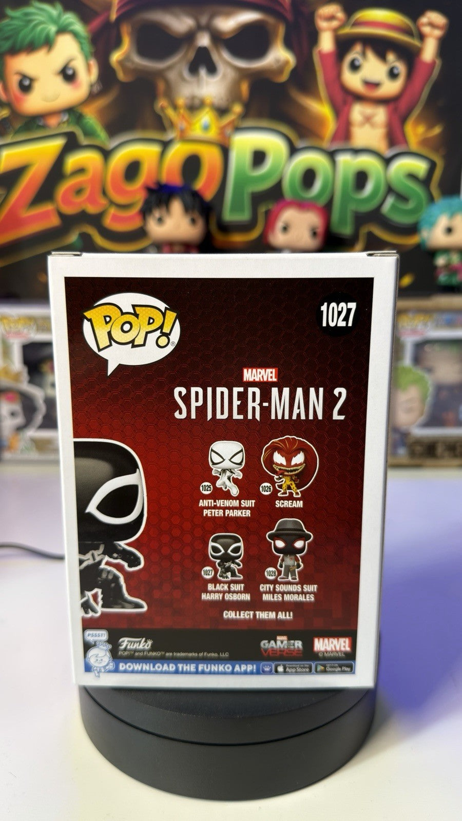 Funko Pop Black Suit Harry Osborn 1027 Spider Man
