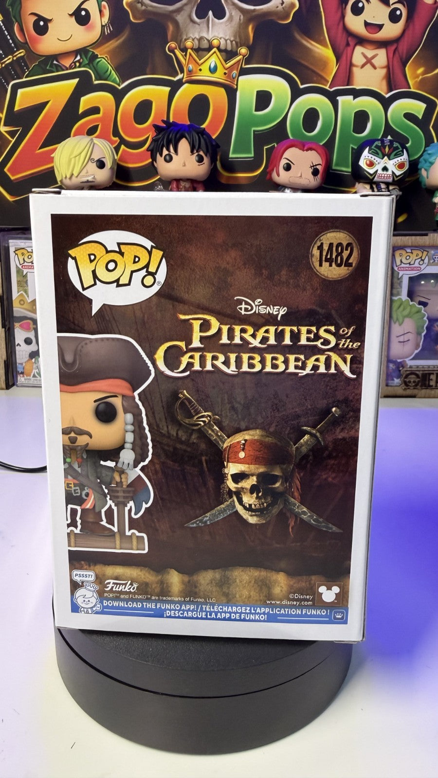 Funko Pop Jack Sparrow 1482 Pirates Of The Caribbean