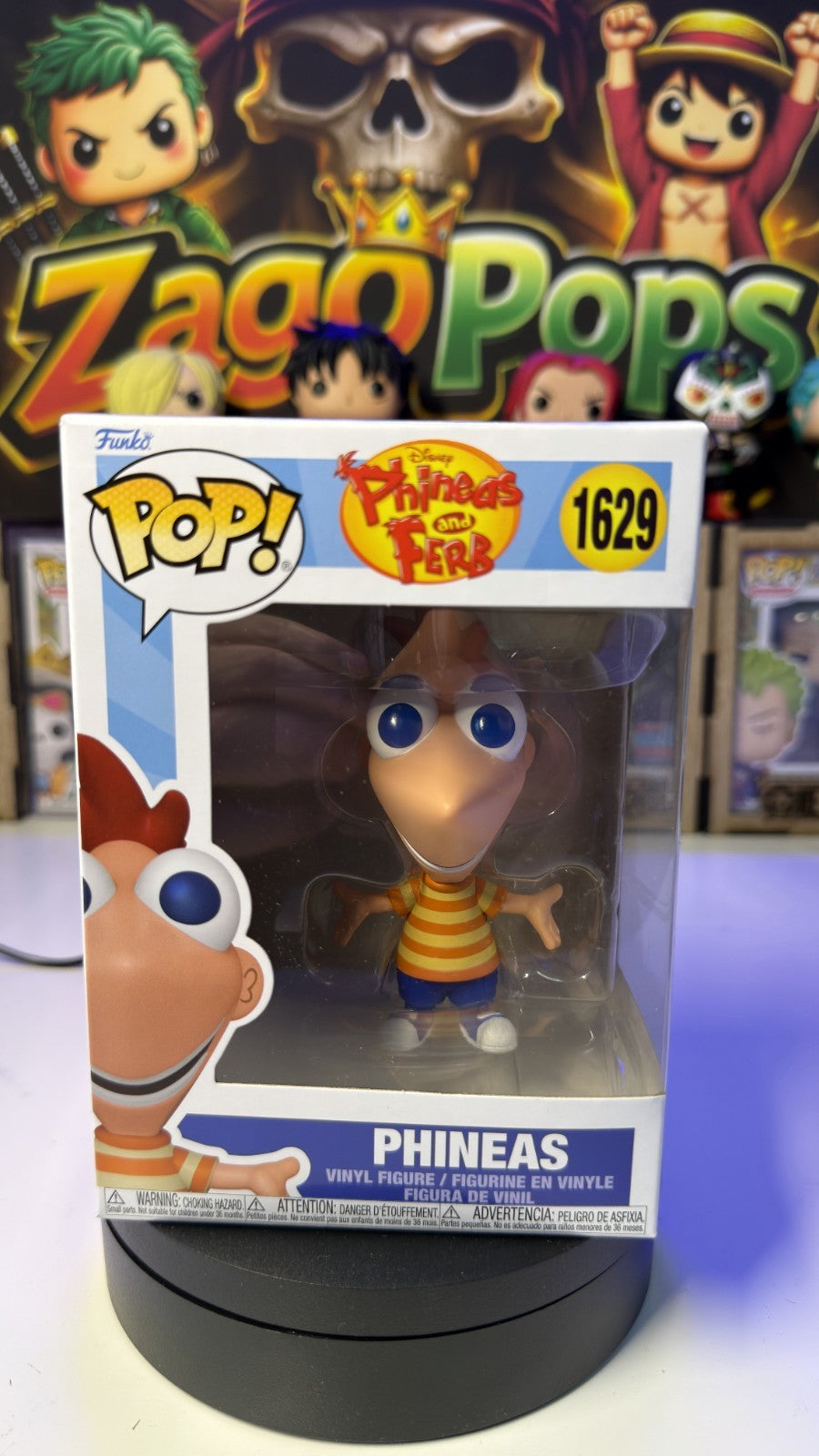 Funko Pop Phineas 1629 Phineas and Ferb