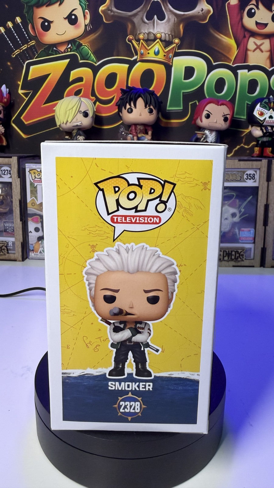 Funko Pop Smoker 2328 Limited Edition 9500 Pcs One Piece Netflix