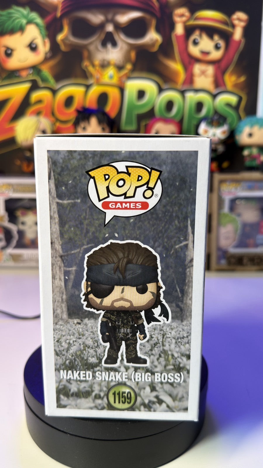 Funko Pop Naked Snake Big Boss 1159 Metal Gear Solid