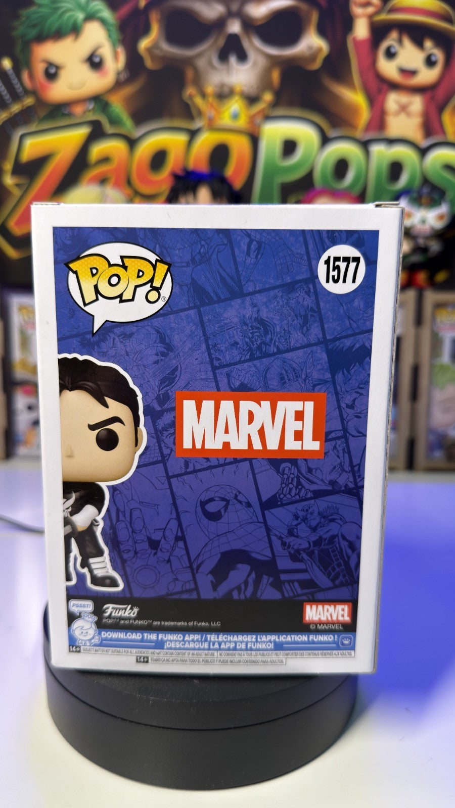 Funko Pop Punisher 1577 ComicCon Emerald 2026 Marvel