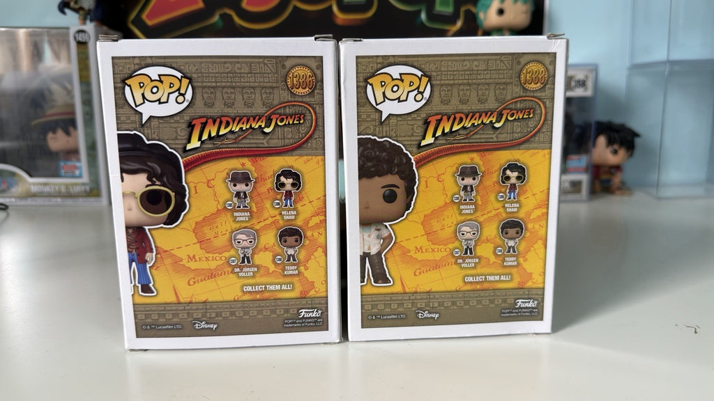 Funko Pop Bundle Indiana Jones Helena Shaw Teddy Kumar