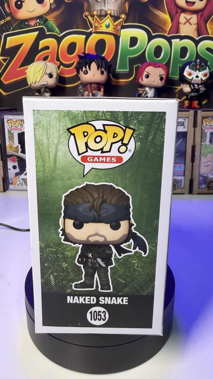 Funko Pop Naked Snake 1053 Metal Gear Solid