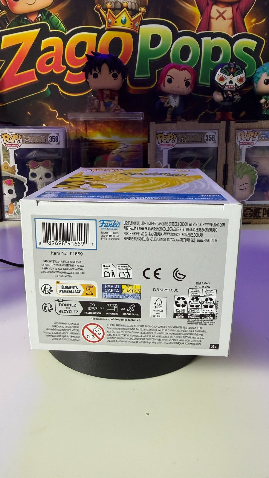 Funko Pop Electabuzz Elektek Elektek 1124 Pokemon