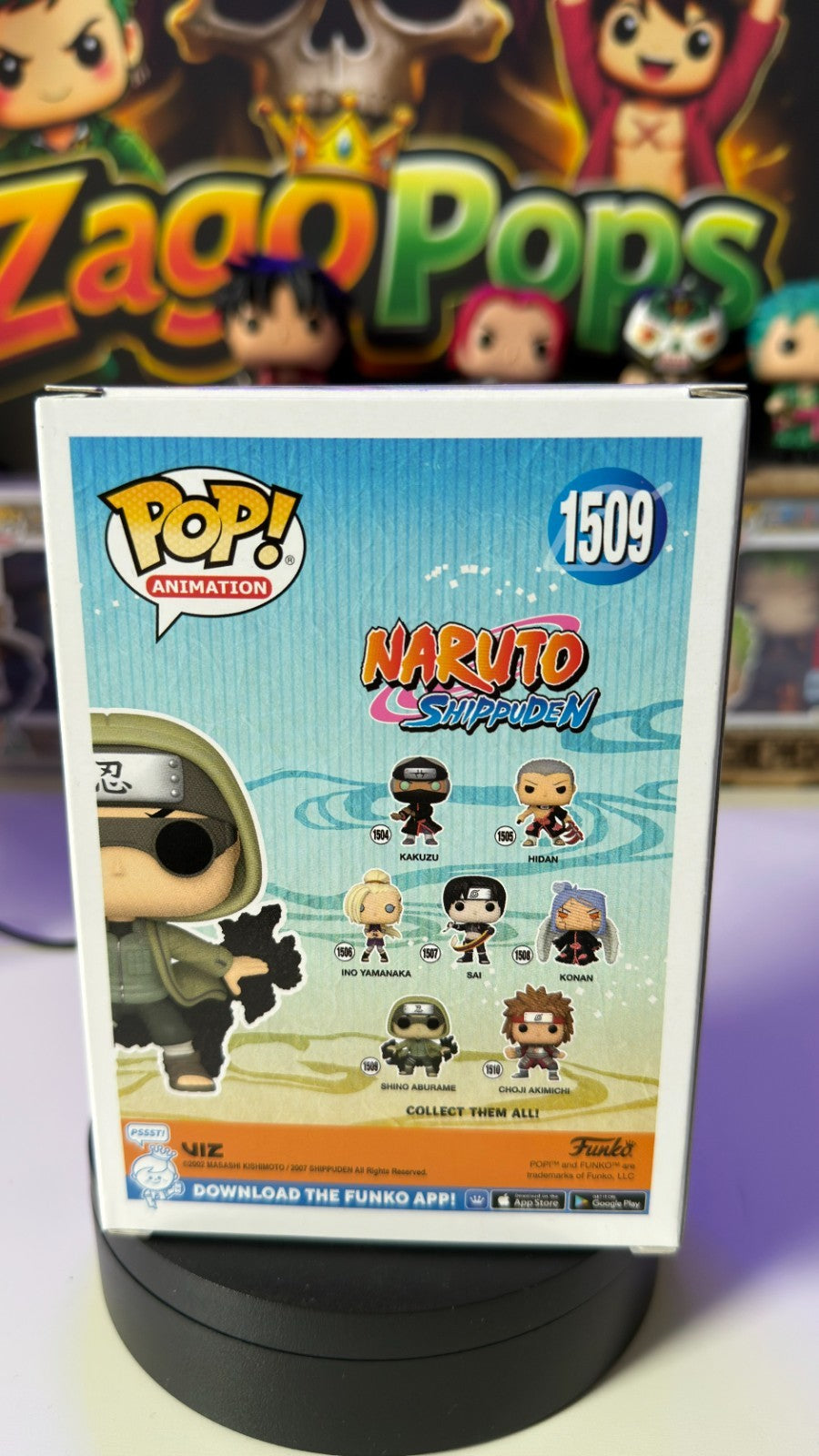 Funko Pop Shino Aburame 1509 Naruto
